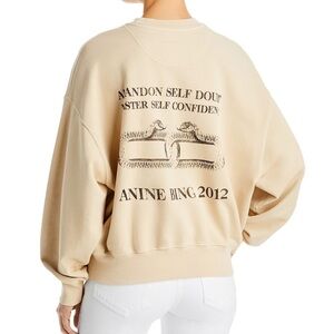 Anine Bing Tan Graphic Sweatshirt
